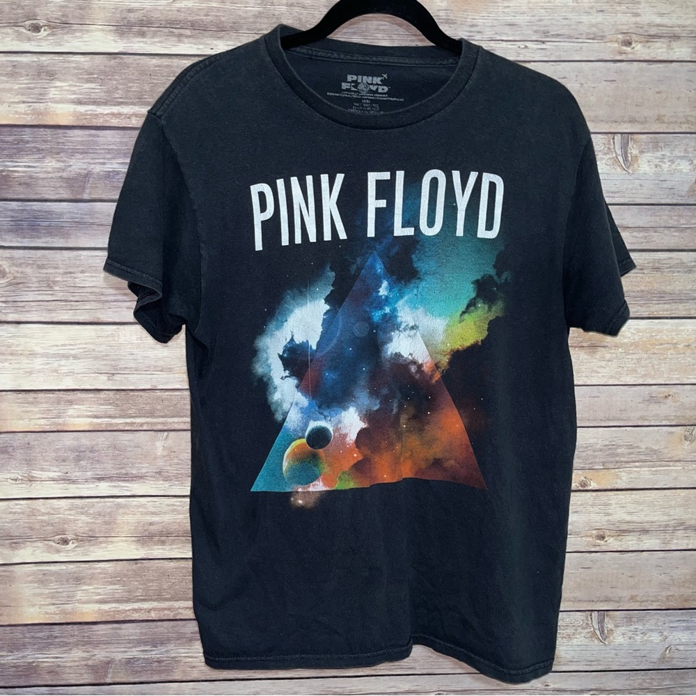 Pink Floyd Crewneck Graphic Tee Sz M Black D2